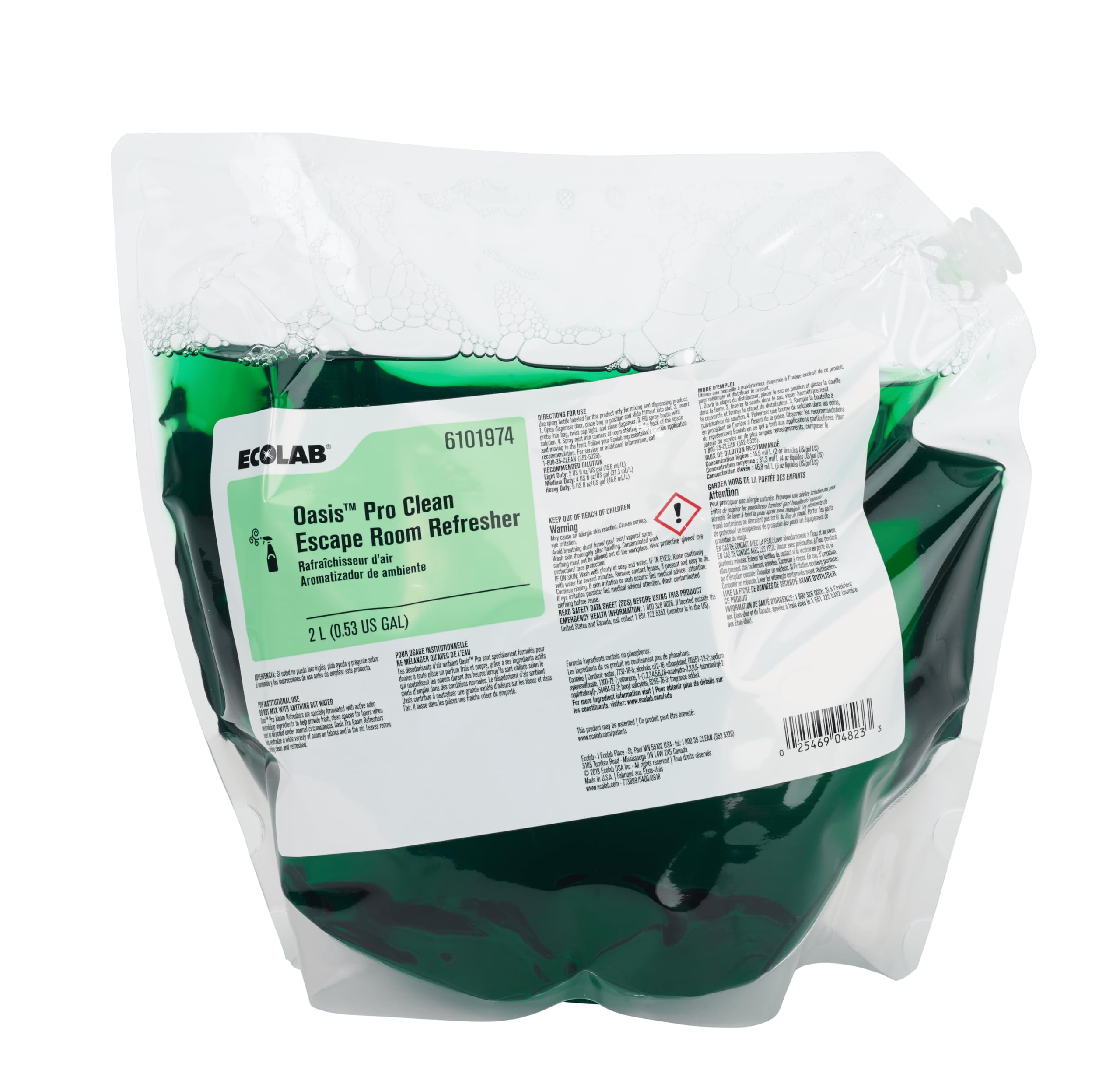 Amazon.com: ECOLAB 6100831 Oasis Pro CLEAN ESCAPE Room Refresher